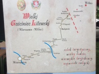 the route to Lithuania